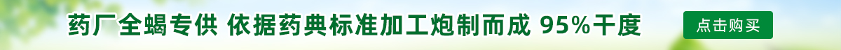藥廠全蝎專供，依據藥典標準加工炮制而成95%干度